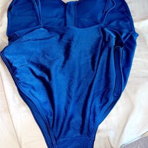 Blue One-Piece Swimsuit